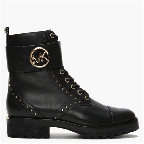 michael michael kors tatum studded leather combat boot|Michael Kors Tatum Leather Combat Boots .